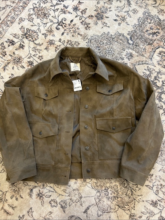 We The Free Jackets & Blazers - NWT! We The Free Olive Green Suede Field Jacket